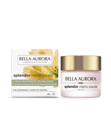 BELLA AURORA Bella Aurora Splendor Menopause Day | Firming and revitalizing cream for skin with signs of menopause | With ceramides evening primrose red clover and thyme | 50 ml