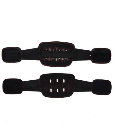 Lordosis support for the lumbar spine breathable lumbar support for the lower back pain relieve the waist protection belt (black # 3)