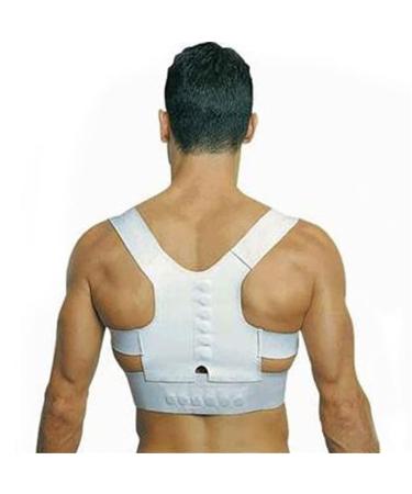 MDLIAN Corrector Back Straight Brace - Magnetic Posture Support Corset for Men & Women - 4X-Large | Lumbar Corrective Therapy - Buy Online on GoSupps.com