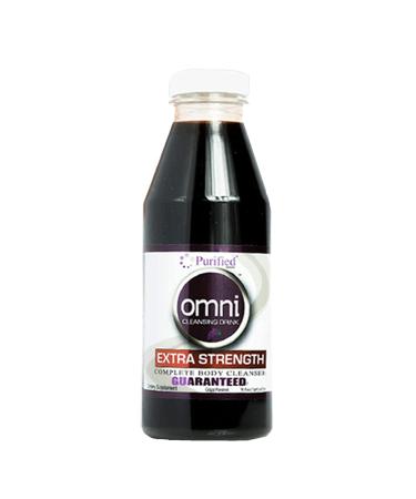 Omni Same Day Detox Cleanse Drink - Full Body Detox Juice - Grape Flavor - 100% Naturally Formulated Whole Body Detox System - Quick Body Cleanse Enriched with Vitamins & Minerals 16 oz