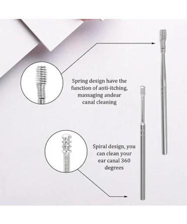 Pleteffect Ear Cleaner Set - Professional Portable Ear Cleaning Kit for Adults & Kids | Best Earwax Cleaner Tool 2024 (Yellow - Buy Online on GoSupps.com