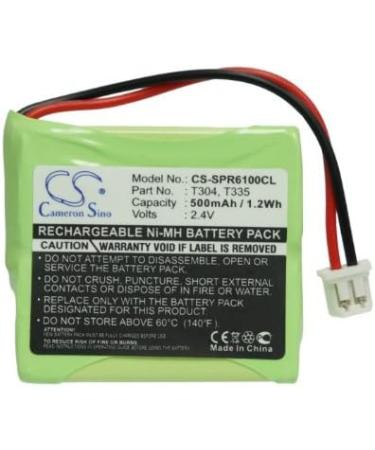 2.4V High-Performance Replacement Battery for Telekom T-Easy C310 - 500mAh International Shipping Available - Buy Online on GoSupps.com