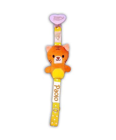 Zigozago Pacifier Chain with Plush Tiger | Safe Stylish & International Shipping - Buy Online on GoSupps.com