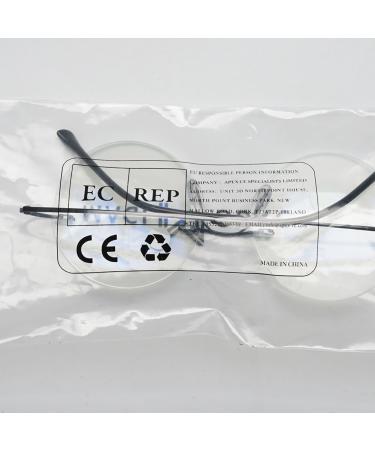 Shop Magimodac Round Reading Glasses for Men & Women - Borderless Blue Light Filter Titanium Glasses - 3.0 Diopter Visual Aid - Buy Online on GoSupps.com