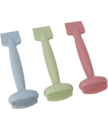 gernie 3Pcs Silicone Facial Brush 3Pcs Silicone Facial Brush Double Head Spatula Scoop Facial Cleansing Brush Cleaning for Beauty Salon Apply Mud Mask - Buy Online on GoSupps.com