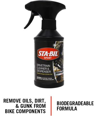 STA-BIL SPORT Drivetrain Cleaner & Degreaser - Bicycle Chain Cleaner for Regular & Electric Bikes - 10oz Spray - Dirt & Oil Remover - Buy Online on GoSupps.com