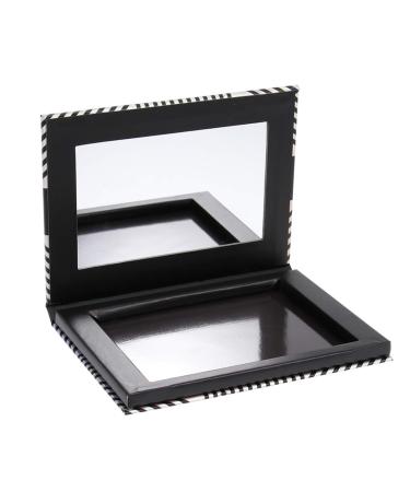 Frcolor magnetic make-up palette empty make-up palette with mirror make-up storage box case for eyeshadow rouge powder-14 x 10 cm