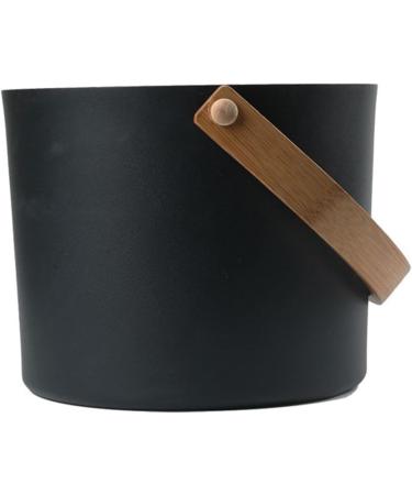 Sauna Bucket Sauna Bucket ladle Set 7L Luxurious Finnish Matching Ladle Sauna Barrel Sauna Aluminum Bucket with Long Handle Spoon Set Sauna Bucket Stylish Spa Esential for Water Ladling Black - Buy Online on GoSupps.com