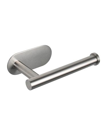 NearMoon Toilet Paper Holder Self Adhesive Premium Thicken SUS304 Stainless Steel Rustproof Adhesive Toilet Roll Holder no Drilling for Bathroom Kitchen Washroom (1 Pack Brushed Nickel) Brushed Nickel 1 - Buy Online on GoSupps.com