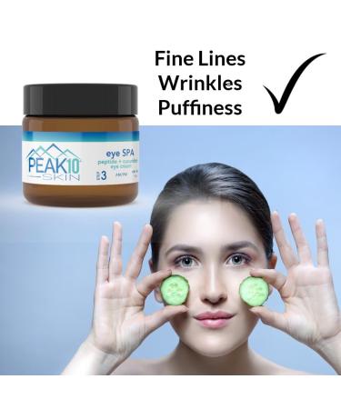 Buy EYE SPA Peptide + Cucumber Eye Cream 1oz - Hydrating Anti-Aging Formula for Bright Eyes | International Shipping Available - Buy Online on GoSupps.com