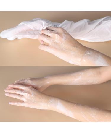Extra Long Moisturizing Hand Mask Spa Gloves - Whitening & Nourishing 55cm - Vitamin E, Aloe Vera, Shea Butter - Exfoliating for Sensitive/Dry Skin - Buy Online on GoSupps.com