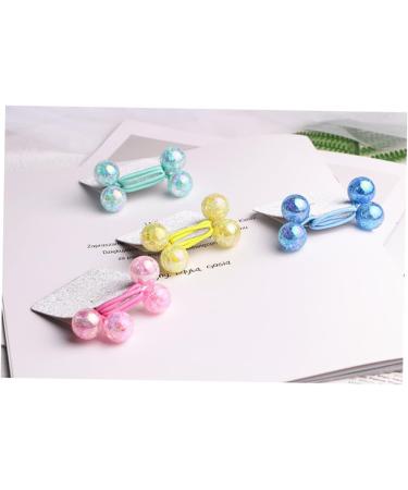 Beavorty 6 Pairs Twinbead Bubble Ponytail Holder small hair ties Elastic Hair Bands Handmade hair bun blue scrunchies sa ba lar Elastic Hair Rope Elastic ring girl child Heart-shaped - Buy Online on GoSupps.com