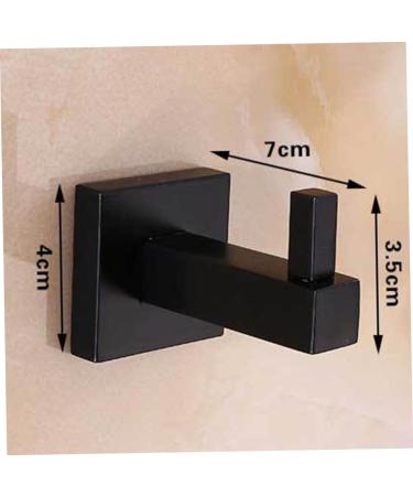 Cabilock Towel Hooks Wall Mounted Towel Holder Scarf Accessories Holder Hook up Matte Clothes Hook - Buy Online on GoSupps.com