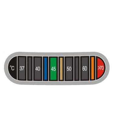 10 pieces thermometer sticker for aquarium coffee thermometer stripes digital thermometer for sticking temperatures thermometers strip degree Celsius for aquarium coffee cup 10 pcs
