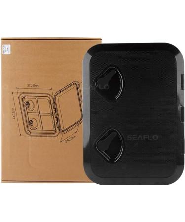 SEAFLO Marine Deck Access Hatch & Lid - 17.3 x 12.4 inches - Black - Buy Online on GoSupps.com
