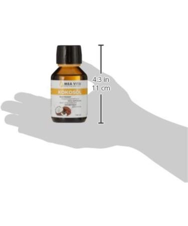  Mea Vita VitaFeel Fractional Coconut Oil 100 ml in Glass Bottle with Pump - Buy Online on GoSupps.com