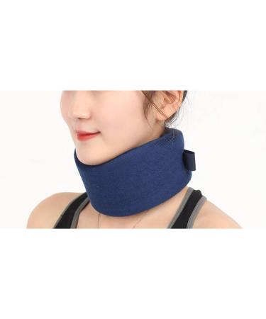 ZHIYE Adjustable Soft Neck Brace Support Collar - M Size Blue Cervical Collar for Pain Relief and Pressure Reduction - Ideal for Men, Women, and Elderly - Great for Sleeping - Buy Online on GoSupps.com