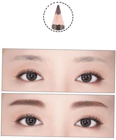 WOONEKY 2pcs Long Lasting Eyebrow Pencils Double Head Eyebrow Pencil Eyebrow Pencil Brush Makeup Eyebrow Pencils - Buy Online on GoSupps.com