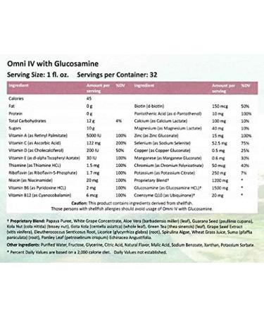 Omni IV with Glucosamine and Co-Q10 32 oz - Buy Online on GoSupps.com