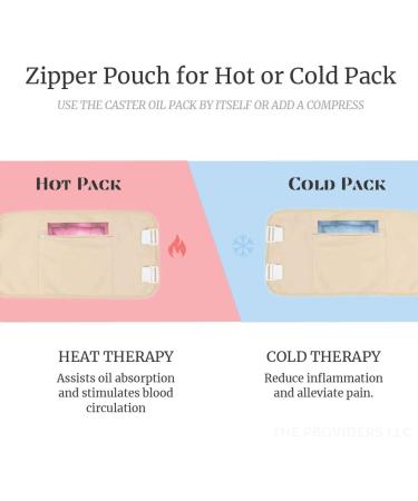 Buy The Providers Castor Oil Pack Kit for Liver Detox | Reusable Organic Cotton Compress with Adjustable Straps - International Shipping Available - Buy Online on GoSupps.com