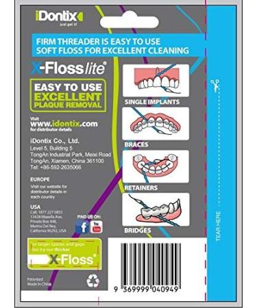 iDONTIX X-FLOSS 30 Strands - Blue Color - Buy Online on GoSupps.com