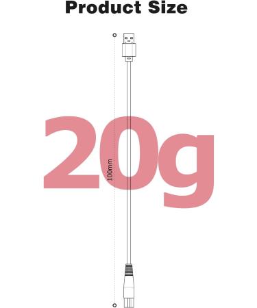 Charging Cable for Hangsun & Mellbree Water Flossers | International Shipping Available - Buy Online on GoSupps.com