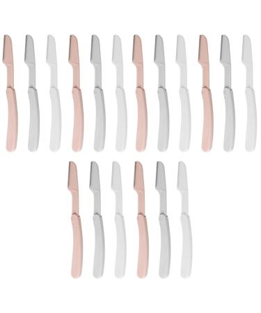 Beaupretty 18 pieces Color Remener Brewing Peeling Razor Men Trimmer Face Tool Dermaplaning Man with foldable precision Mixed women for razor multi -purpose hair different coloredx3st 15x1.3cmx3PCs