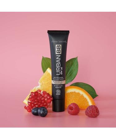 Alma Secret Urban BB Cream SPF 20 for all skin types - Medium & Warm - Ecocert Cosmos Natural - 40ml (medium) - Buy Online on GoSupps.com