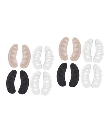 Gatuida 8 Pairs Anti-wear Stickers for High Heels Wear-Resistant Heel Liners Heel Pads for Shoes Pad for Heel Anti Heel Grips Womens High Heel Shoes Shoe Pad Breathable Protection Pad Miss
