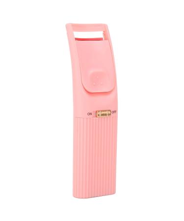 Qukaim Mini Eyelash Curler Heated Eyelash Curler Handheld Electric Intelligent Temperature Control Long-Lasting Styling Mini Pink Curler