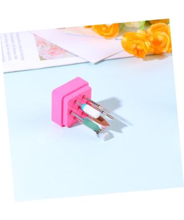 Housoutil 2 Sets Carbide Drill Bit Witch Hat Clip Ceramic Drill Bit Nail Polishing File Bit Heads Nail Tools Metal Nail Art Silicone Nail Art Tool Nail Drill Polisher - Buy Online on GoSupps.com