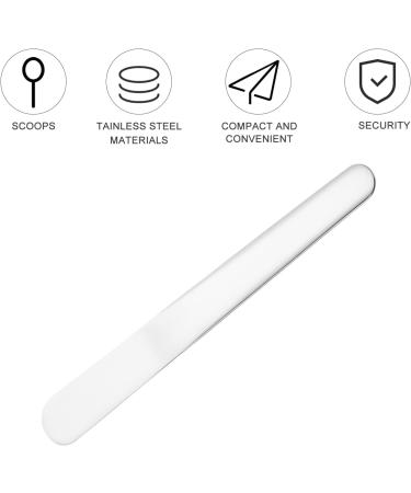 Cosmetic Spatula Stainless Steel Eye Cream Applicator Wand Stick Reusable Metal s Spoon Mini Flat Facial Cream Scoop Masks Sticks Mask Applicator - Buy Online on GoSupps.com