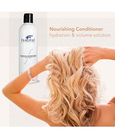 FRAGFRE 12oz Sulfate Free Shampoo & Conditioner 2-Pack Gift Set - Gluten Free, Vegan, Color Safe - Hypoallergenic & Paraben Free - Fragrance Free - Buy Online on GoSupps.com