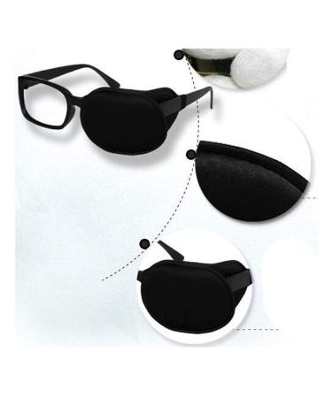 Silk Amblyopia Eye Patch for Adults and Kids - Treat Lazy Eye and Strabismus (Black) - Buy Online on GoSupps.com