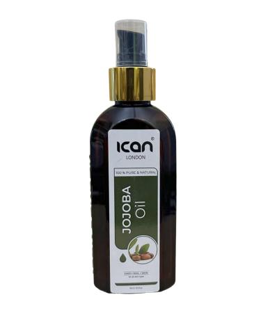 ICAN LONDON 100% PURE & NATURAL JOJOBA OIL FOR HAIR SKIN NAILS 150ML