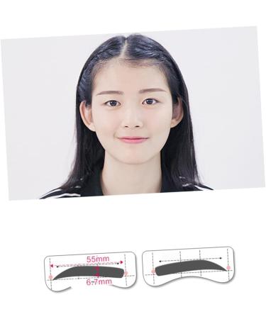 Beavorty 64 Pairs 8 eyebrow stickers molds eyebrow stamp kit eyebrow shaping tools eyebrow makeup tools - Buy Online on GoSupps.com