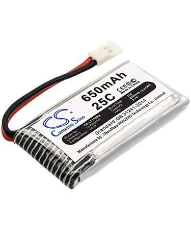 650mAh Battery Compatible with CX-30 Walkera QR X5SC X5C X5SW X5A X5C-1 X5 F5C V929 3.7V