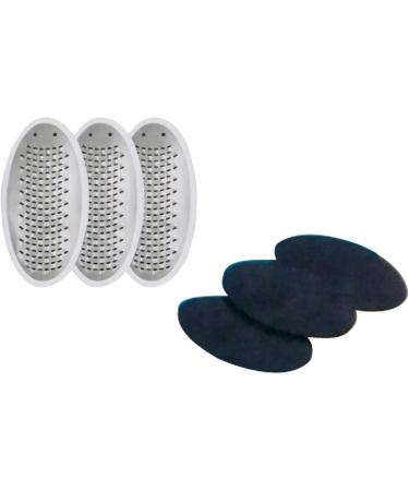 3-Pack: Replacement Blades, Emery Pads & Foot Repair Cream for Dry Cracked Feet - Buy Online on GoSupps.com