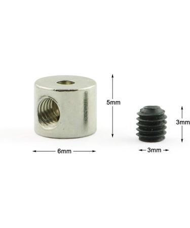 ZRM&E 20pcs 6 x 5 mm Copper Pin Keepers Pin Locks Pin Backs Locking Clasp with 2pcs Wrenches - Buy Online on GoSupps.com
