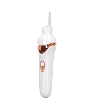 Rechargeable LED Light Ear Wax Cleaner Vacuum - Safe Electric Soft Tip for Kids & Adults - White - Buy Online on GoSupps.com