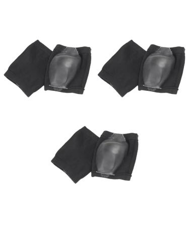 POPETPOP 3 Pairs Gelt Open Toe Socks Silicone Heel Socks spa Plantar Sock Socks Heel Care Socks heeles moisturizing Socks Heel Protector Anti-Crack Men and Women Sleeve