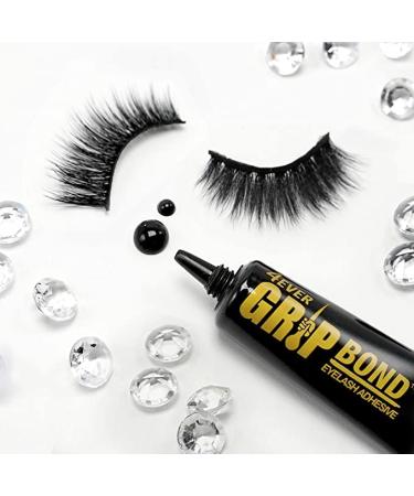 Grip Bond Black Latex Eyelash Adhesive 0.25oz - Dries Dark, 2 Pack - Buy Online on GoSupps.com