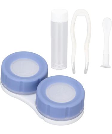 Shop Verdant Touch Mini Contact Lens Container Kit - Portable Purple & Multicolored Plastic Lens Holder for Daily Use Soaking & Retention - Perfect for Travel & Eye Care - Buy Online on GoSupps.com