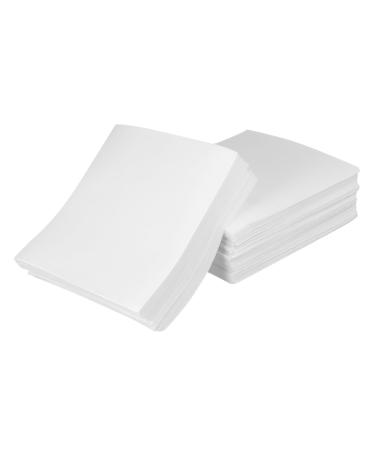 600 Pcs Dry Dust- Wipes Eye Glasses Lens Cleaner Cloth Eye Glasses Cleaner Disposable Cleaning Cloths Fingernail Cleaner Lint Wood Pulp Computer White Cleaning Paper/800