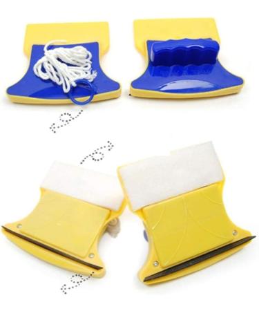 Dual-color Magnetic Glass Wiper for Double-sided Cleaning of Sanitary Ware Windows - Buy Online on GoSupps.com