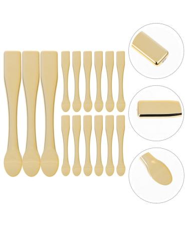 Uonlytech 15Pcs Gold Cosmetic Mixing Spatula & Mask Spoon Set - Ideal Skincare & Makeup Tools for Beauty Lovers - Buy Online on GoSupps.com