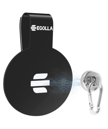 EGOLLA Metal Landing Pad Round for Fast Access to Golf Gear Black