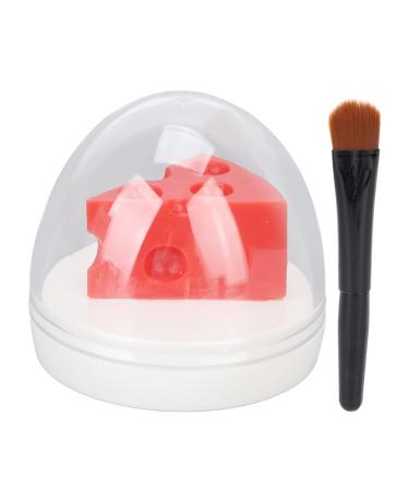 Cheese-Shaped Lip Balm Moisturizing Nourishing Repair Lip Balm for Chapped Cracked Lips-0.3oz(01)