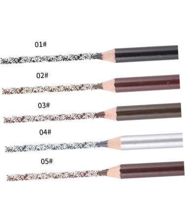 Ipetboom 4 Pcs Eyebrow Pen Beauty Cosmetic Tool Double Head Eyebrow Pencil Gel Women's Dark Coffee - Buy Online on GoSupps.com