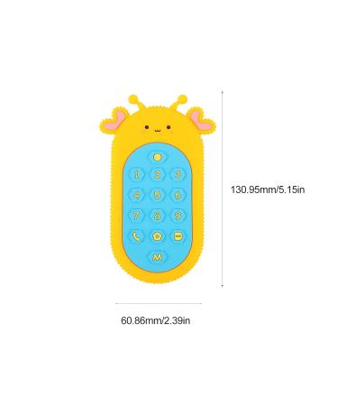 Silicone Honeybee Teething Toy | Baby Teether Chew Toy for Boys & Girls - Buy Online on GoSupps.com